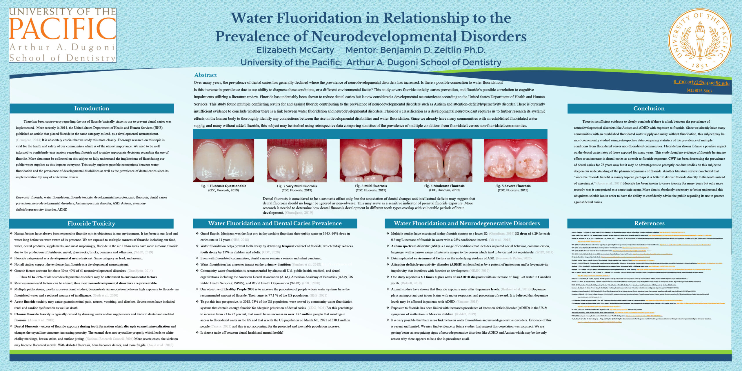 Water Fluoridation in Relationship to the Prevalence of Neurodevelopmental Disorders