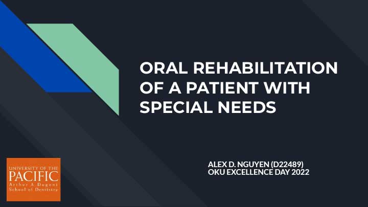 Oral Rehabilitation of a Patient with Special Needs
